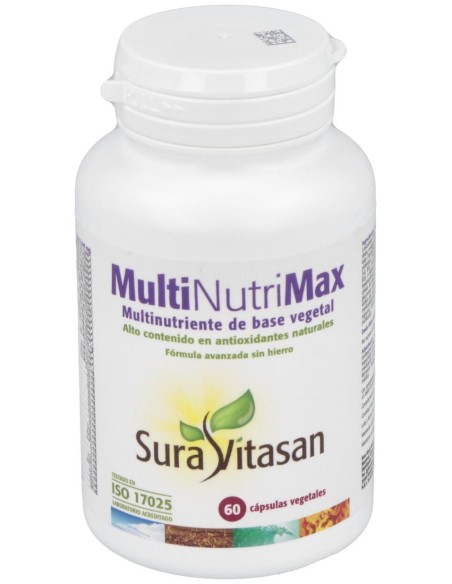 Multi Nutri Max Multinutriente Base Vegetal 60Cap.