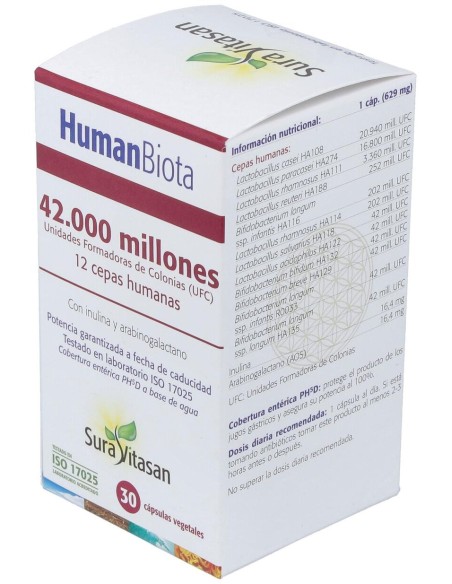 Sura Vitasan Human Biota Probiotic 30Caps