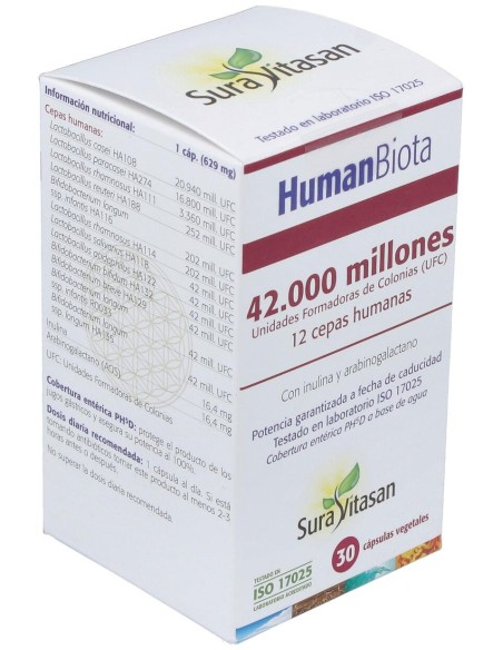Sura Vitasan Human Biota Probiotic 30Caps