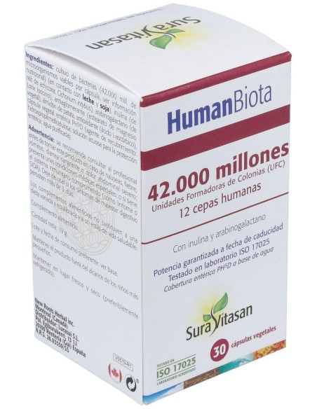 Sura Vitasan Human Biota Probiotic 30Caps