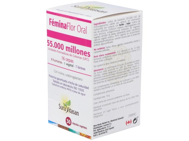 Sura Vitasan Femina Flor Oral 30Caps