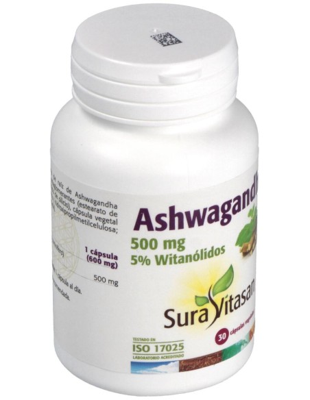 Sura Vitasan Ashwagandha 500Mg 30Caps