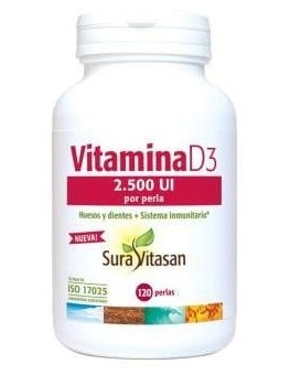 Vitamina D3 2.500Ui 120Perlas.