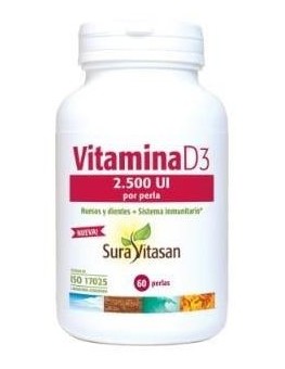 Vitamina D3 2.500Ui 60Perlas.