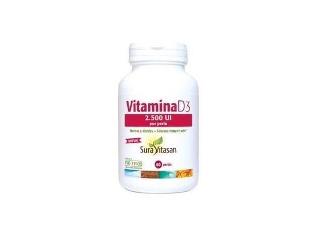 Vitamina D3 2.500Ui 60Perlas.