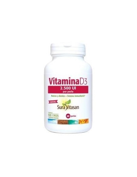 Vitamina D3 2.500Ui 60Perlas.