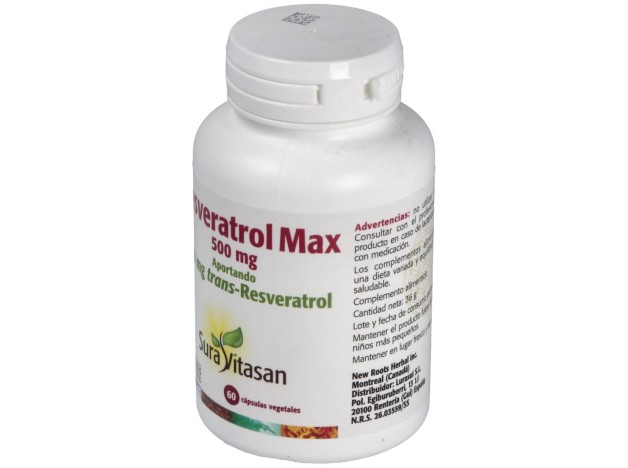 Sura Vitasan Resveratrol Max 500Mg 60Caps