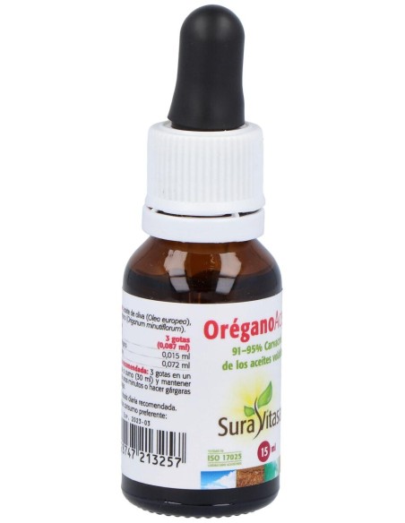 Sura Vitasan Aceite Oregano 15Ml