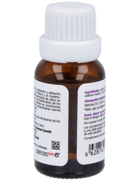 Vitamina D3 Liquida 15Ml.