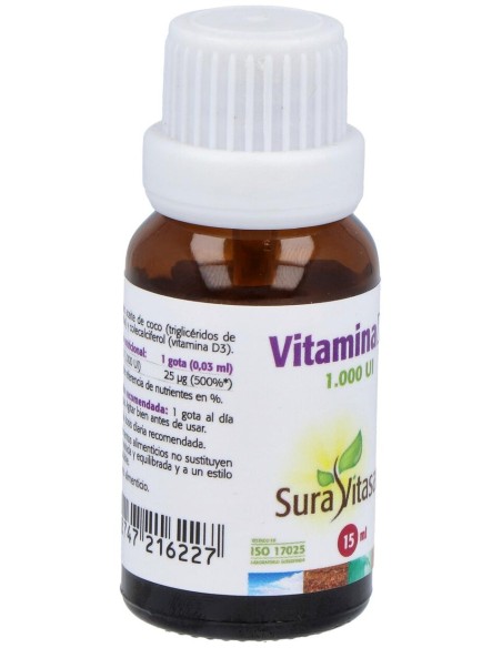 Vitamina D3 Liquida 15Ml.