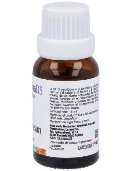 Vitamina D3 Liquida 15Ml.