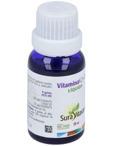 Sura Vitasan Vit. K2 + D3 Liquido 15Ml
