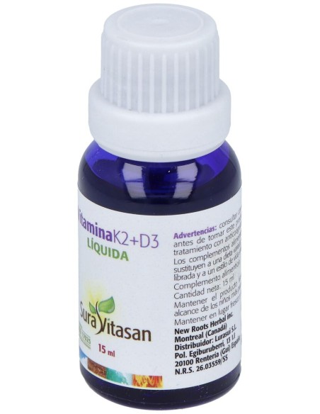 Sura Vitasan Vit. K2 + D3 Liquido 15Ml