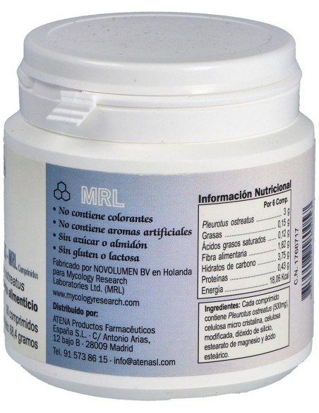 Pleurotus-Mrl 90Comp.