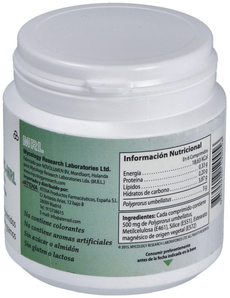 Polyporus-Mrl 500Mg. 90Conp.
