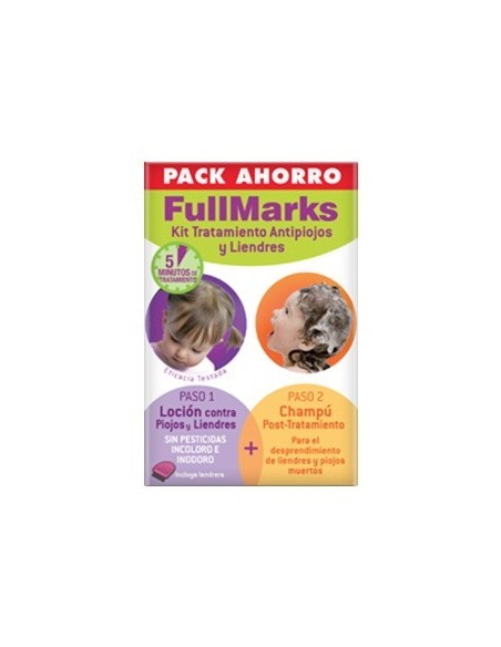 Fullmarks Kit Champú + Solución Antipiojos