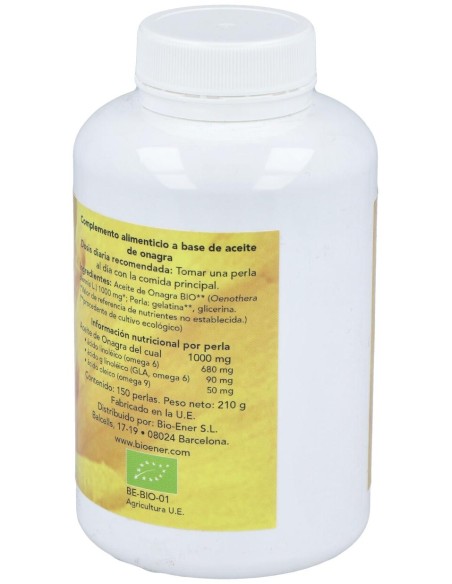 Bioner Aceite De Onagra 1000Mg 150 Perlas