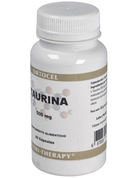 Taurina 500Mg. 90Cap.