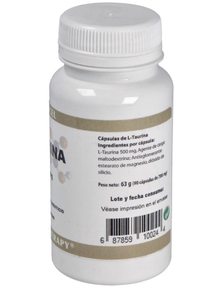 Taurina 500Mg. 90Cap.