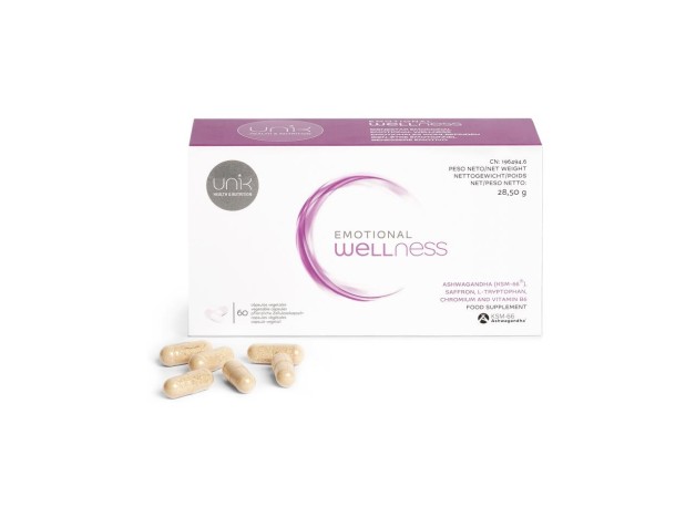 Unik Bienestar Emocional 60Cap.Veg.