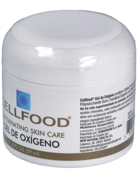 Cell Food Gel De Oxigeno 50Ml.
