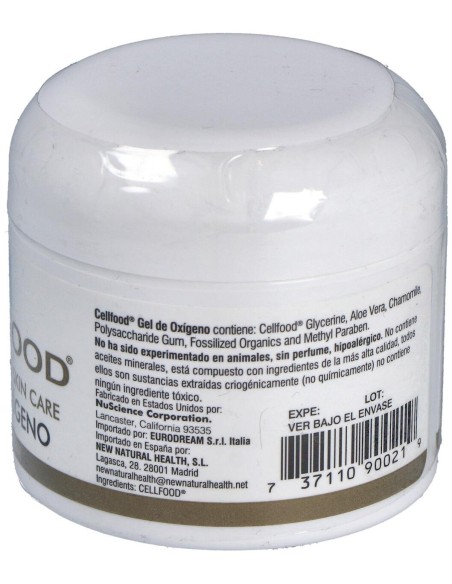 Cell Food Gel De Oxigeno 50Ml.