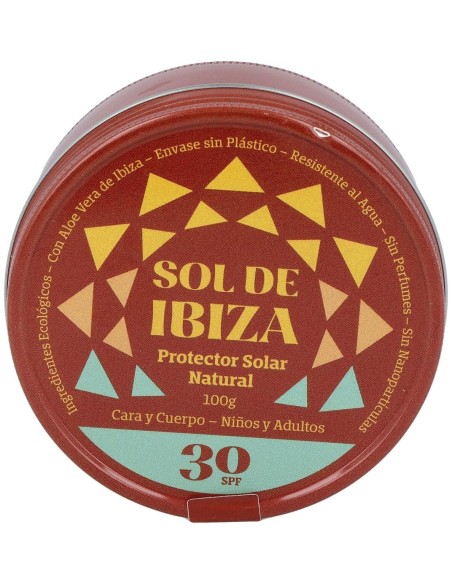 Sol De Ibiza Crema Solar Spf30 100Gr. Bio