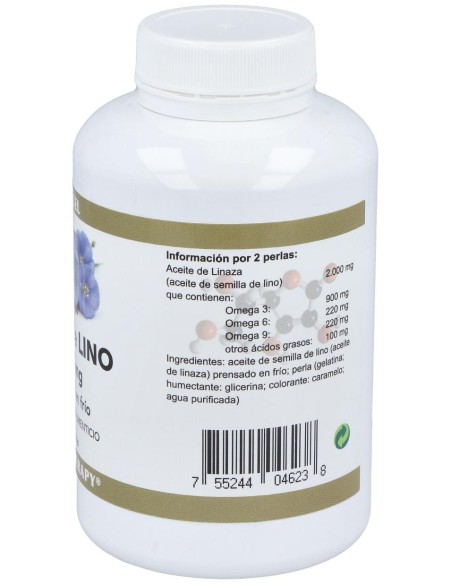 Aceite De Linaza (Semilla Lino) 1000Mg. 100Perlas