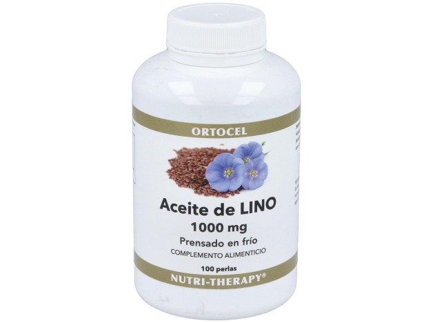 Aceite De Linaza (Semilla Lino) 1000Mg. 100Perlas