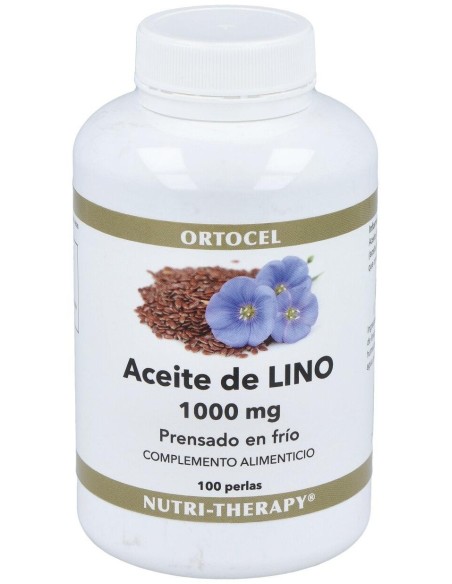Aceite De Linaza (Semilla Lino) 1000Mg. 100Perlas