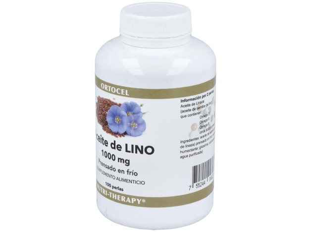 Aceite De Linaza (Semilla Lino) 1000Mg. 100Perlas
