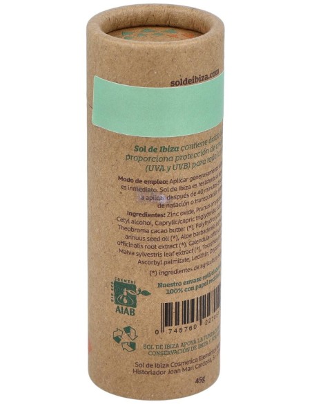 Sol De Ibiza Stick Solar Spf30 45Gr.