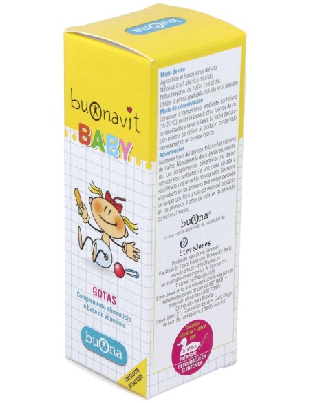 Buonavit Baby Polivitaminico Gotas 20Ml.