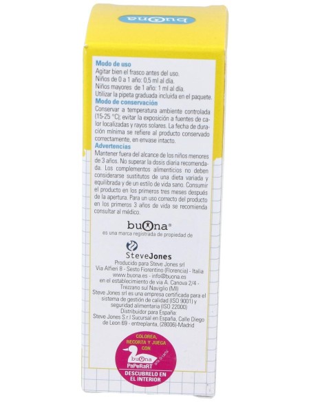 Buonavit Baby Polivitaminico Gotas 20Ml.