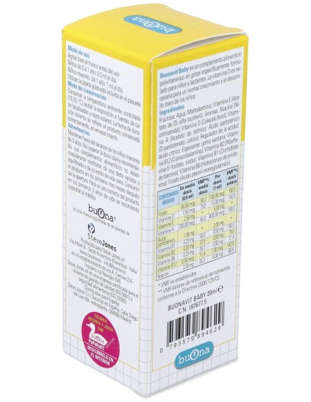 Buonavit Baby Polivitaminico Gotas 20Ml.