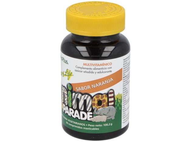 Animal Parade Multiv. Naranja 60Comp. Masticable