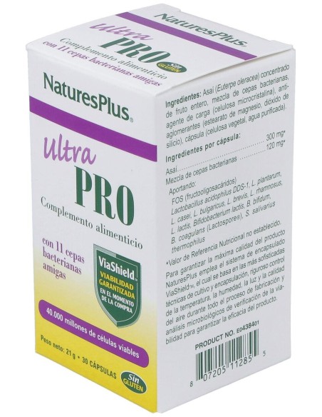 Ultra Pro Probiotico 30Cap.
