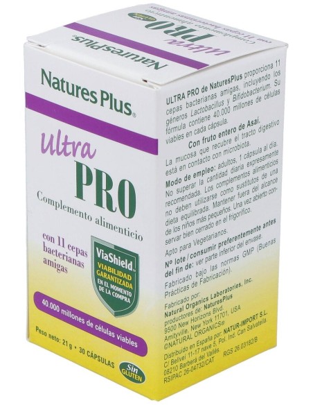 Ultra Pro Probiotico 30Cap.