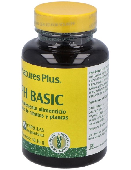 Ph Basic (Corrector Del Terreno Acido) 60 Cap.