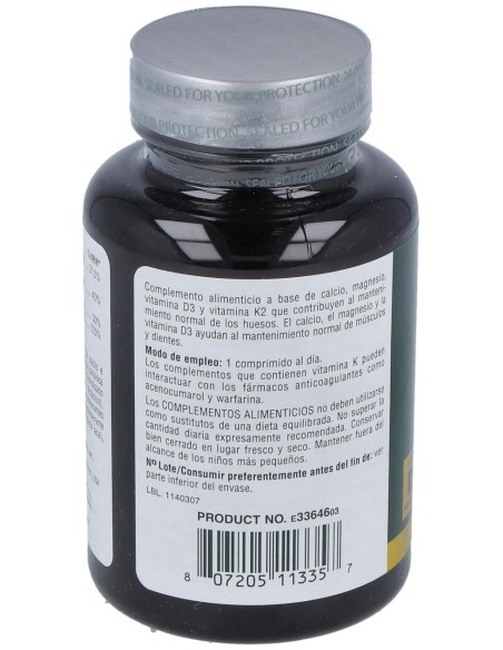 Natures Plus Ca/Mg/D3+K2 30 Comprimidos