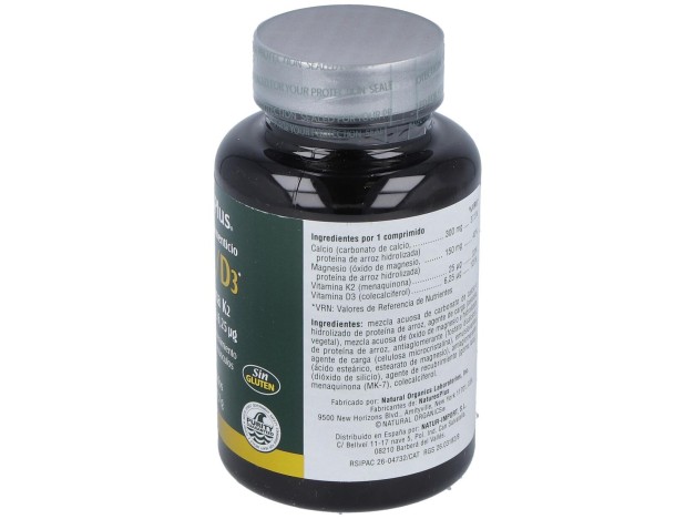 Natures Plus Ca/Mg/D3+K2 30 Comprimidos