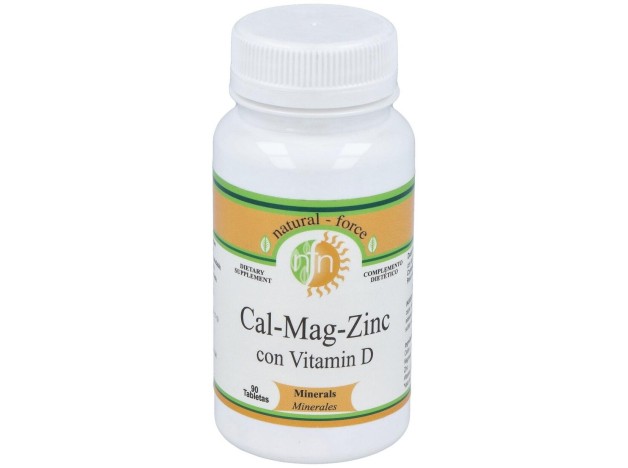Natural Force Calcium Magnesium Zinc Vitamina D...