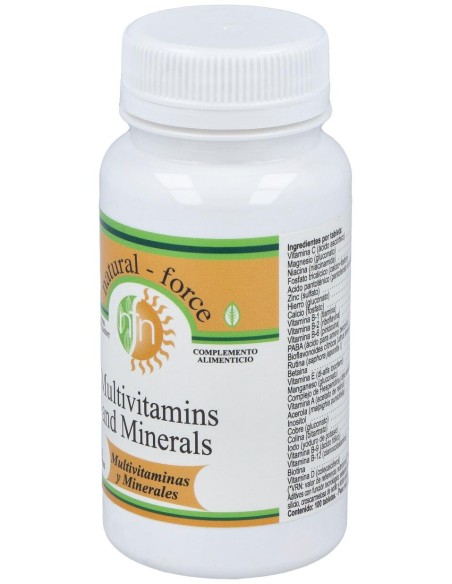 Multivitaminas Y Minerales 100Comp.