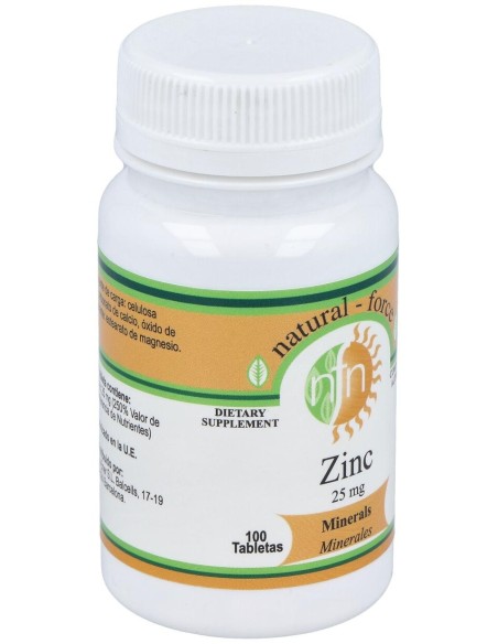 Natural Force Zinc 25Mg 100Comp