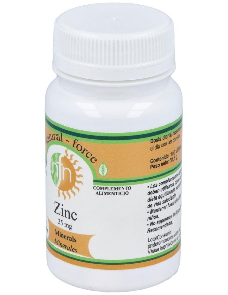 Natural Force Zinc 25Mg 100Comp