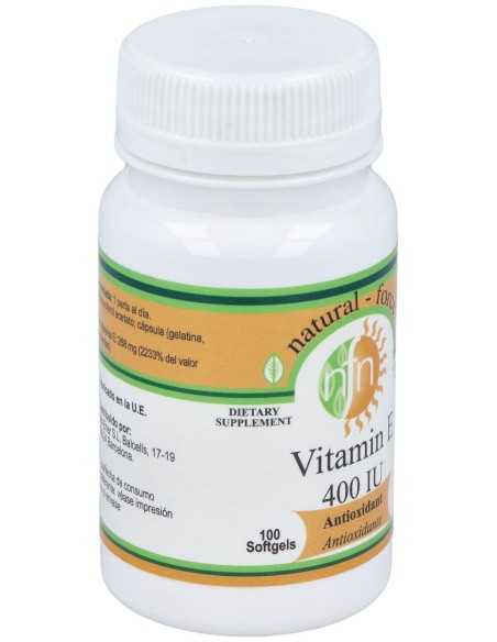 Natural Force Vitamina E 400Ui 100Comp
