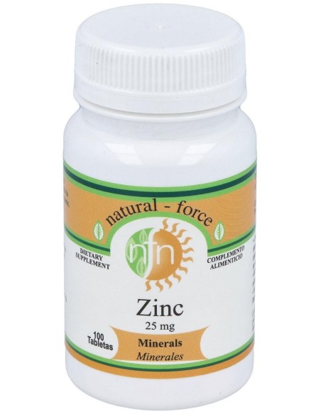 Natural Force Zinc 25Mg 100Comp