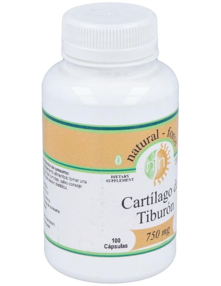 Cartilago De Tiburon 750Mg. 100Cap.
