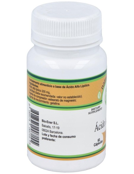 Natural Force Acido Alfa Lipoico 200Mg 60Caps