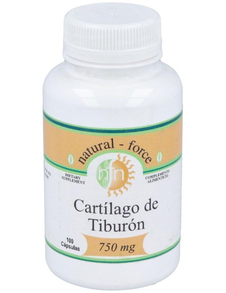 Cartilago De Tiburon 750Mg. 100Cap.